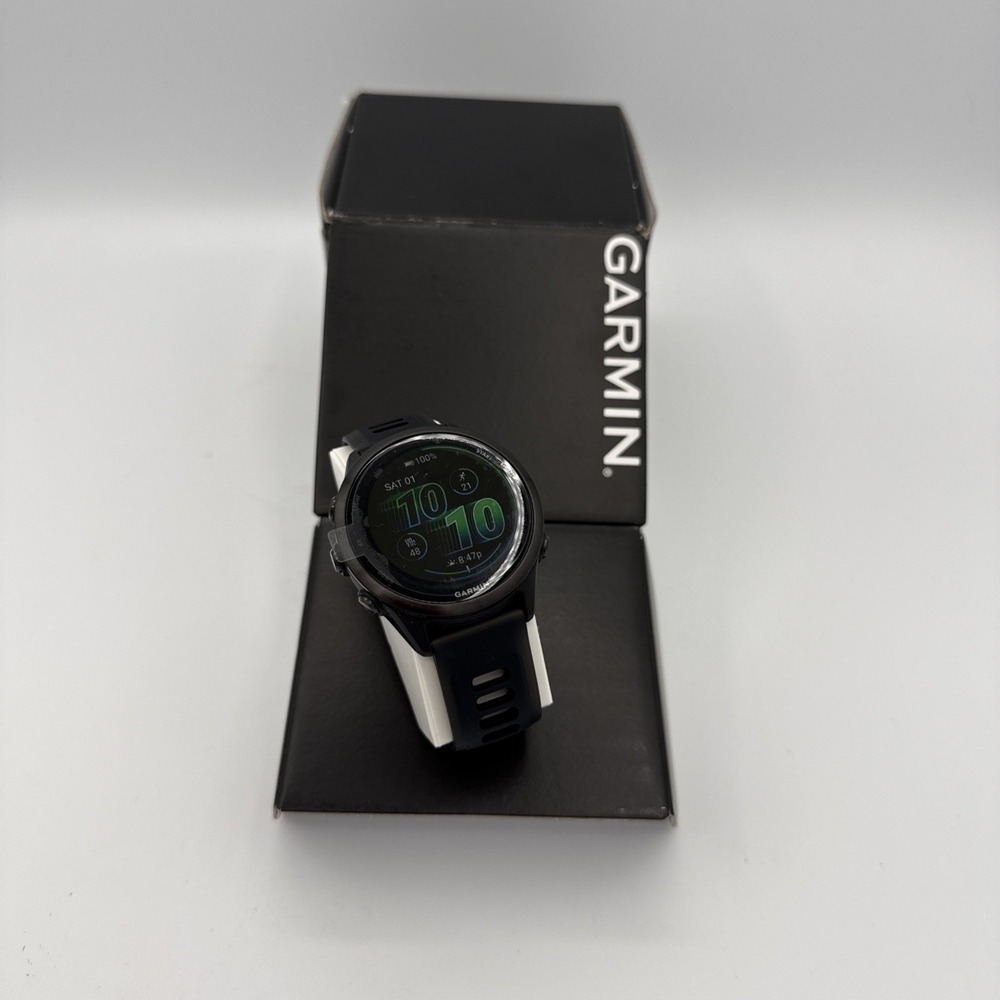 Garmin Forerunner 570 GPS 42mm Watch Slate Gray with Black Band 010-02970-00